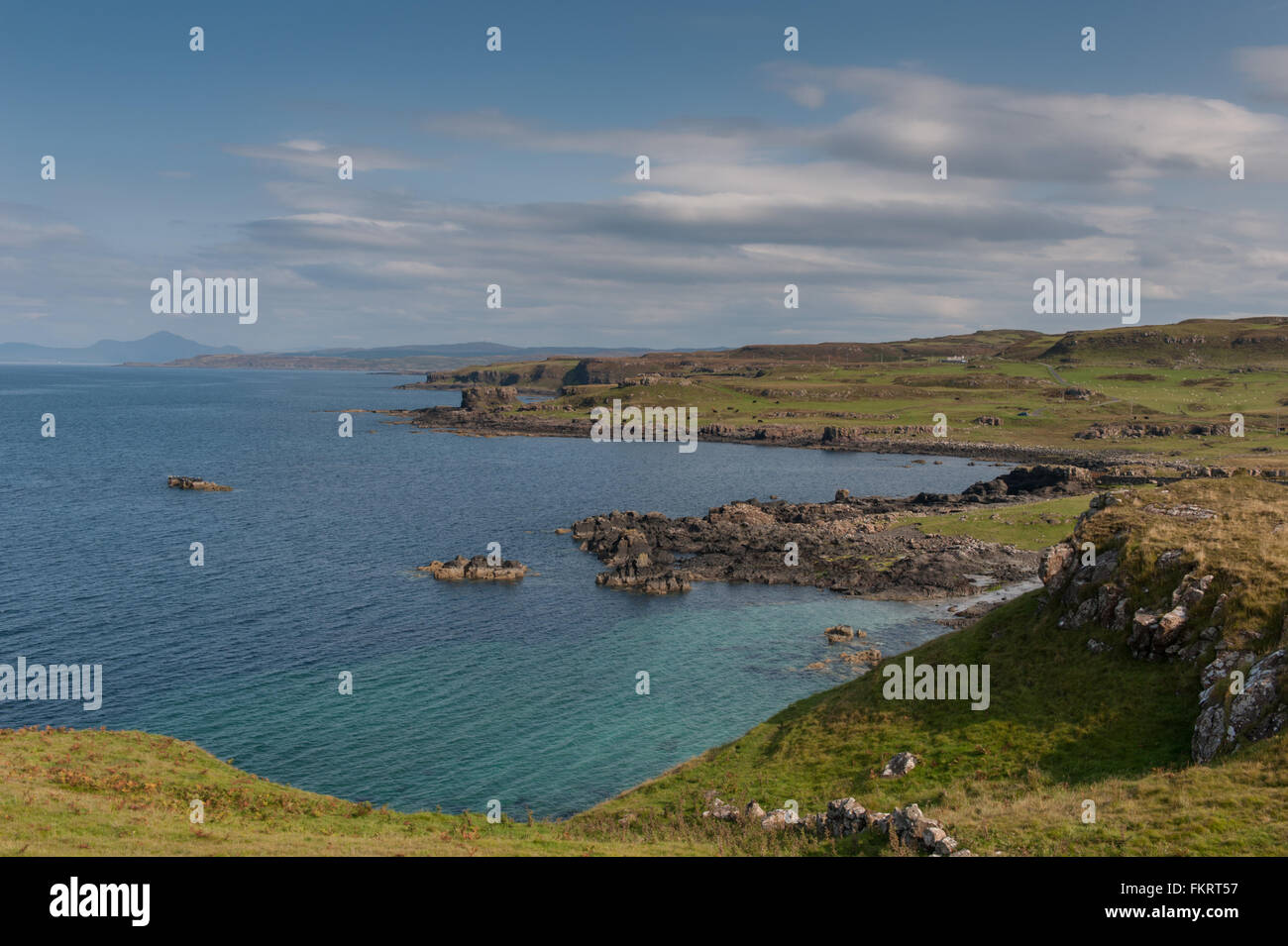 Looking west from Caliach Point on the Isle of Mull Scotland Stock ...