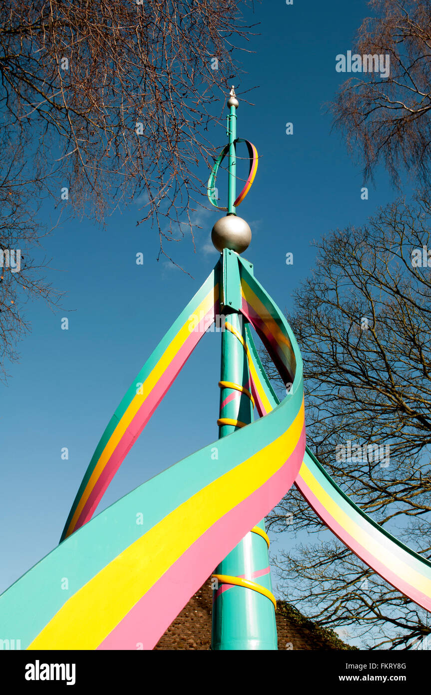 The maypole, Wombourne, Staffordshire, England, UK Stock Photo Alamy