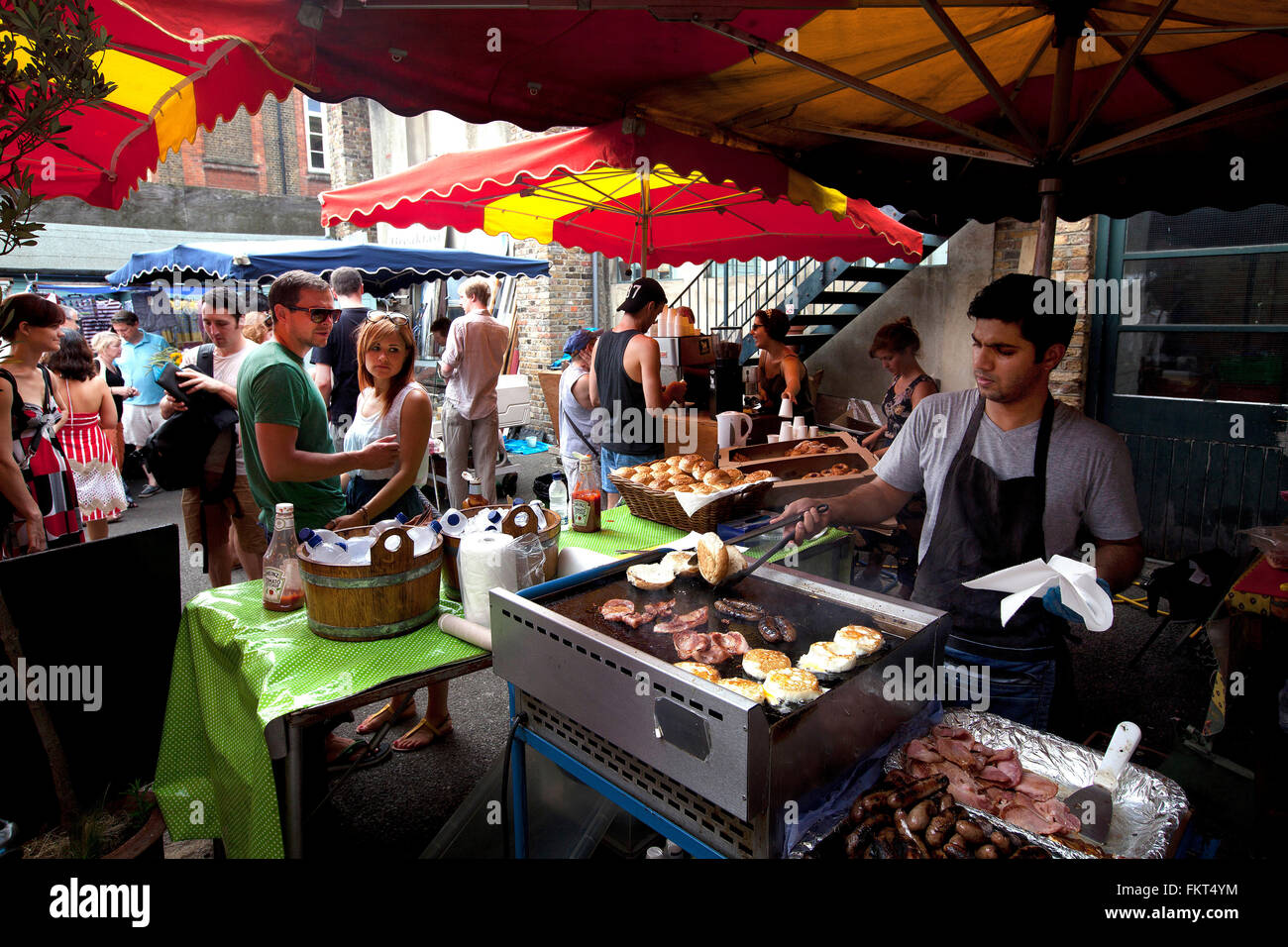 Shoreditch,London street food Stock Photo Alamy