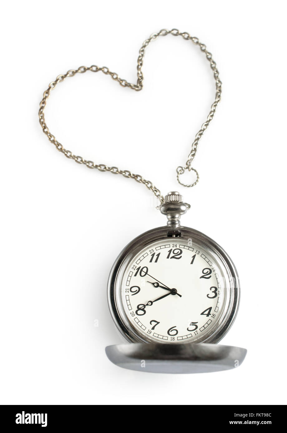heart fob watch