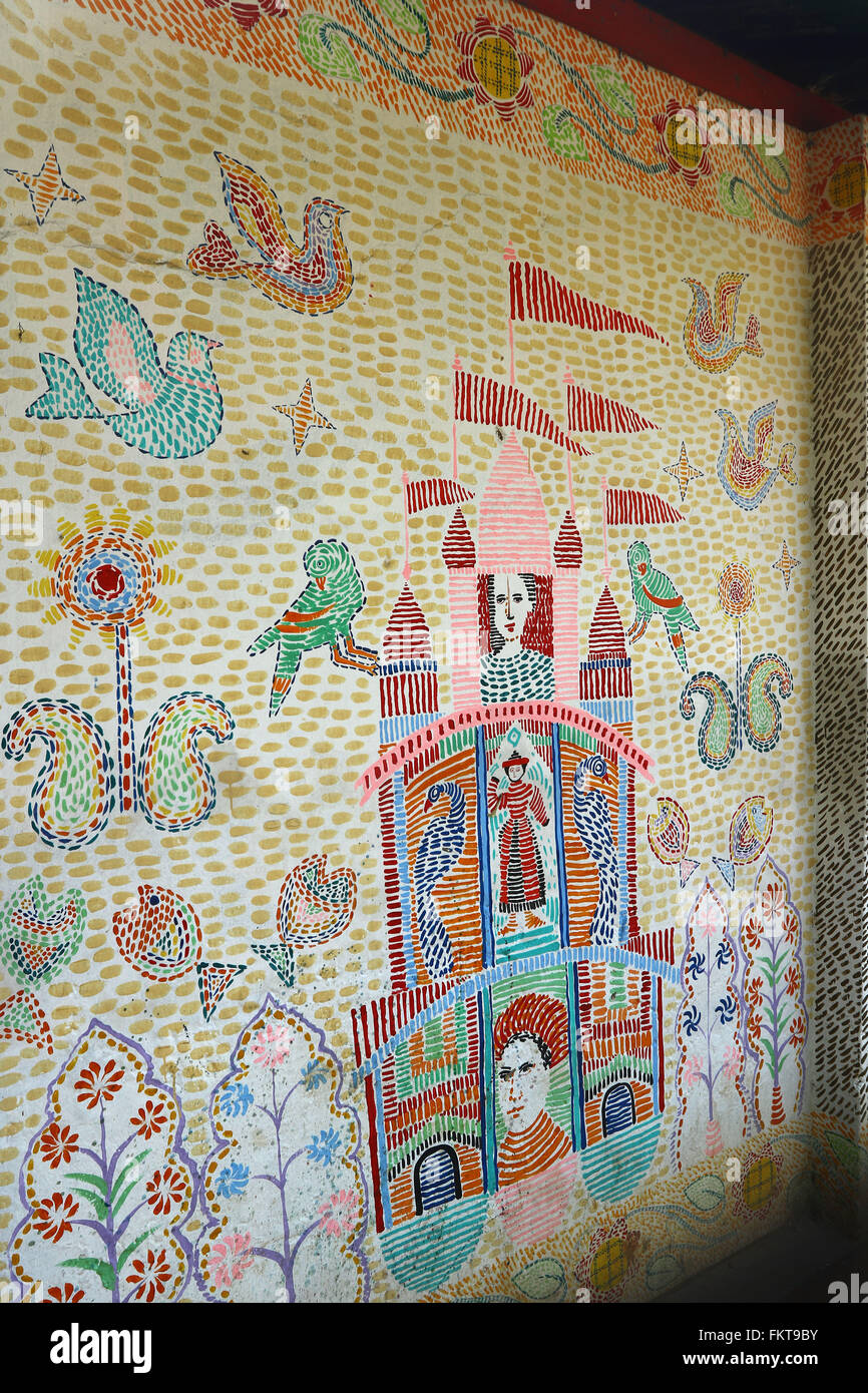 Bangladeshi traditional wall art hires stock photography and images