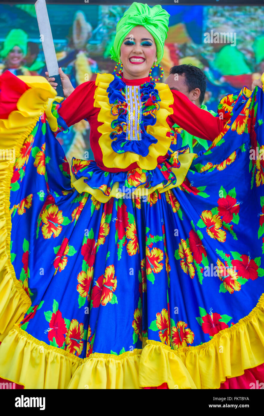 Participant in the Barranquilla Carnival in Barranquilla , Colombia Stock Photo Alamy