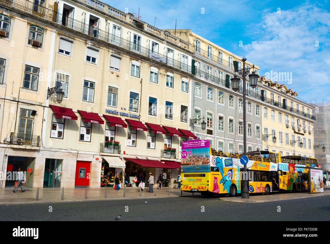 Praça da Figueira, Baixa, Lisbon, Portugal Stock Photo Alamy