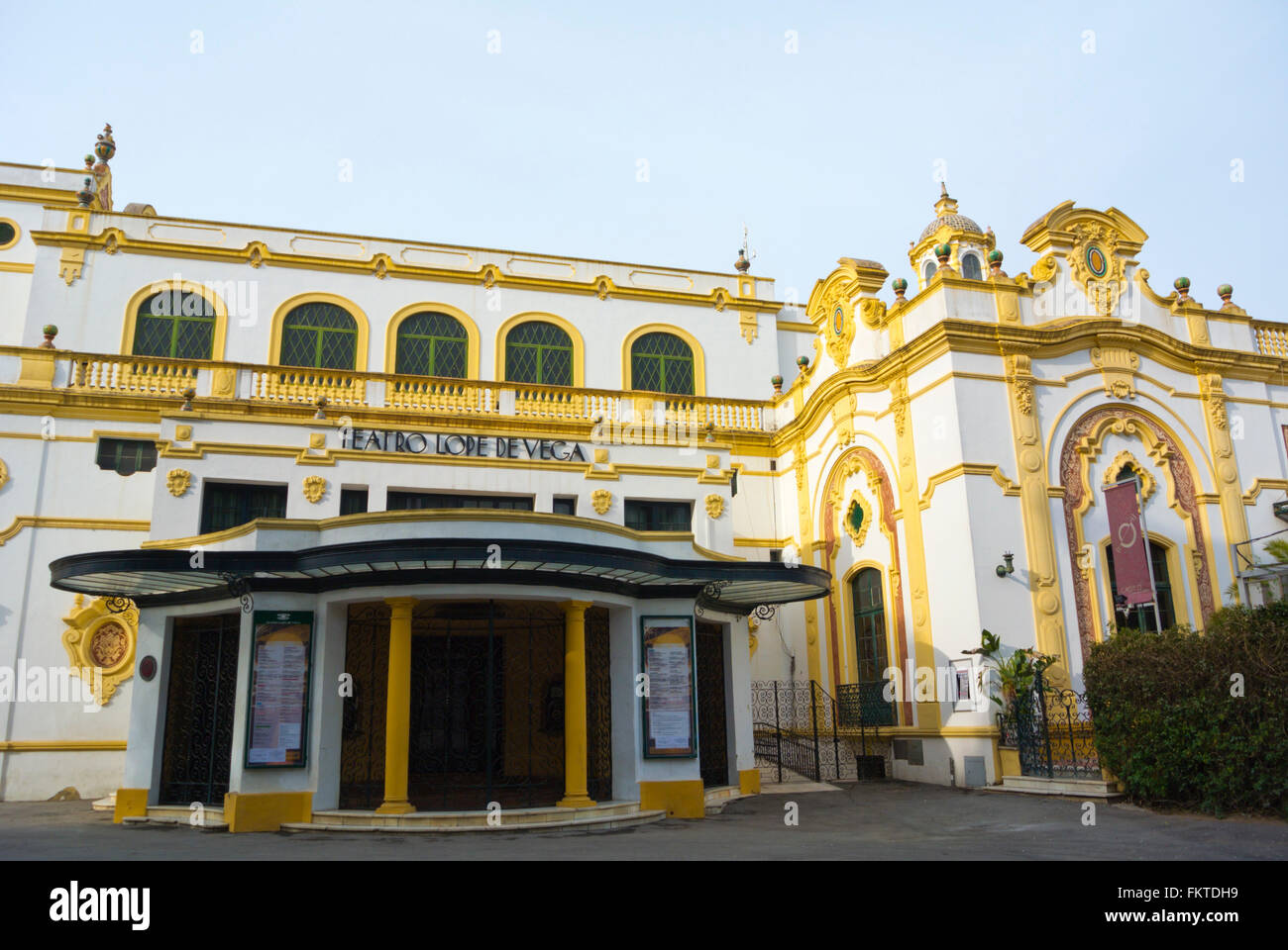 Teatro Lope de Vega, in Baroque style, from 1920s, Sevilla, Andalucia,  Spain Stock Photo - Alamy