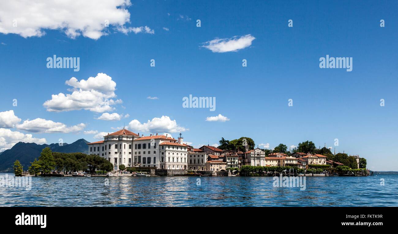 Isola Bella, Lake Maggiore, Piedmont, Lombardy, Italy Stock Photo