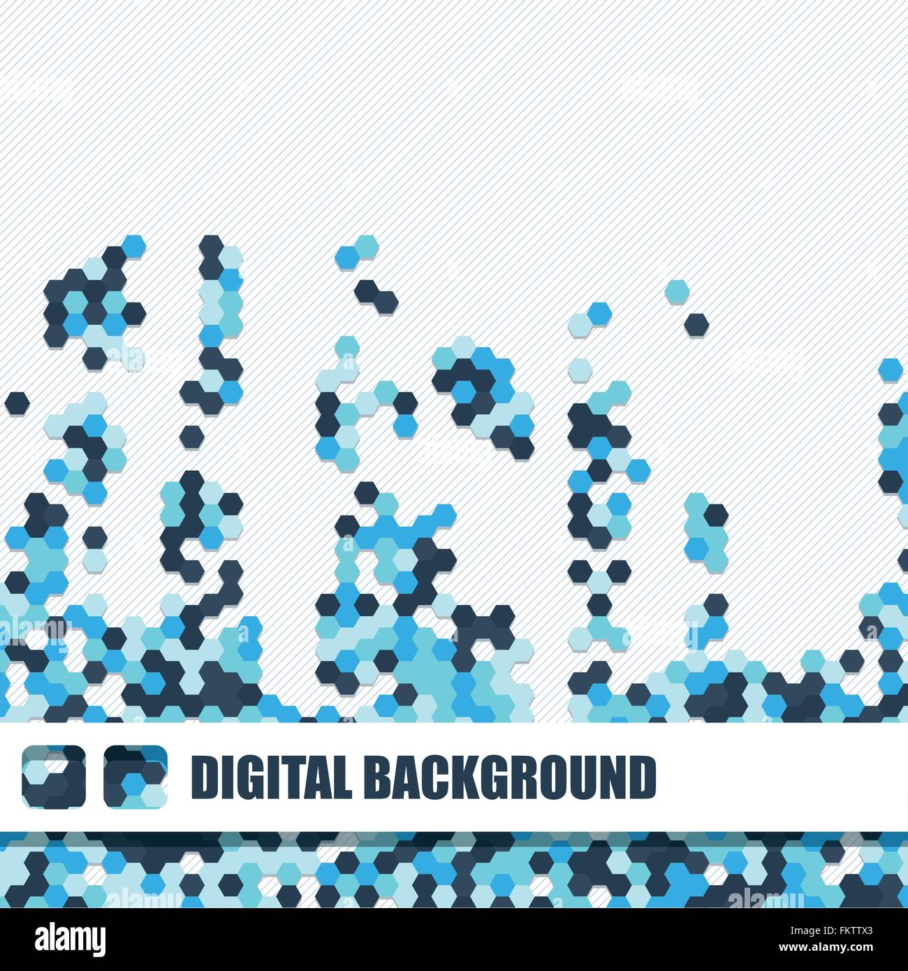 Vector background of different color hexagons Stock Vector Image & Art ...