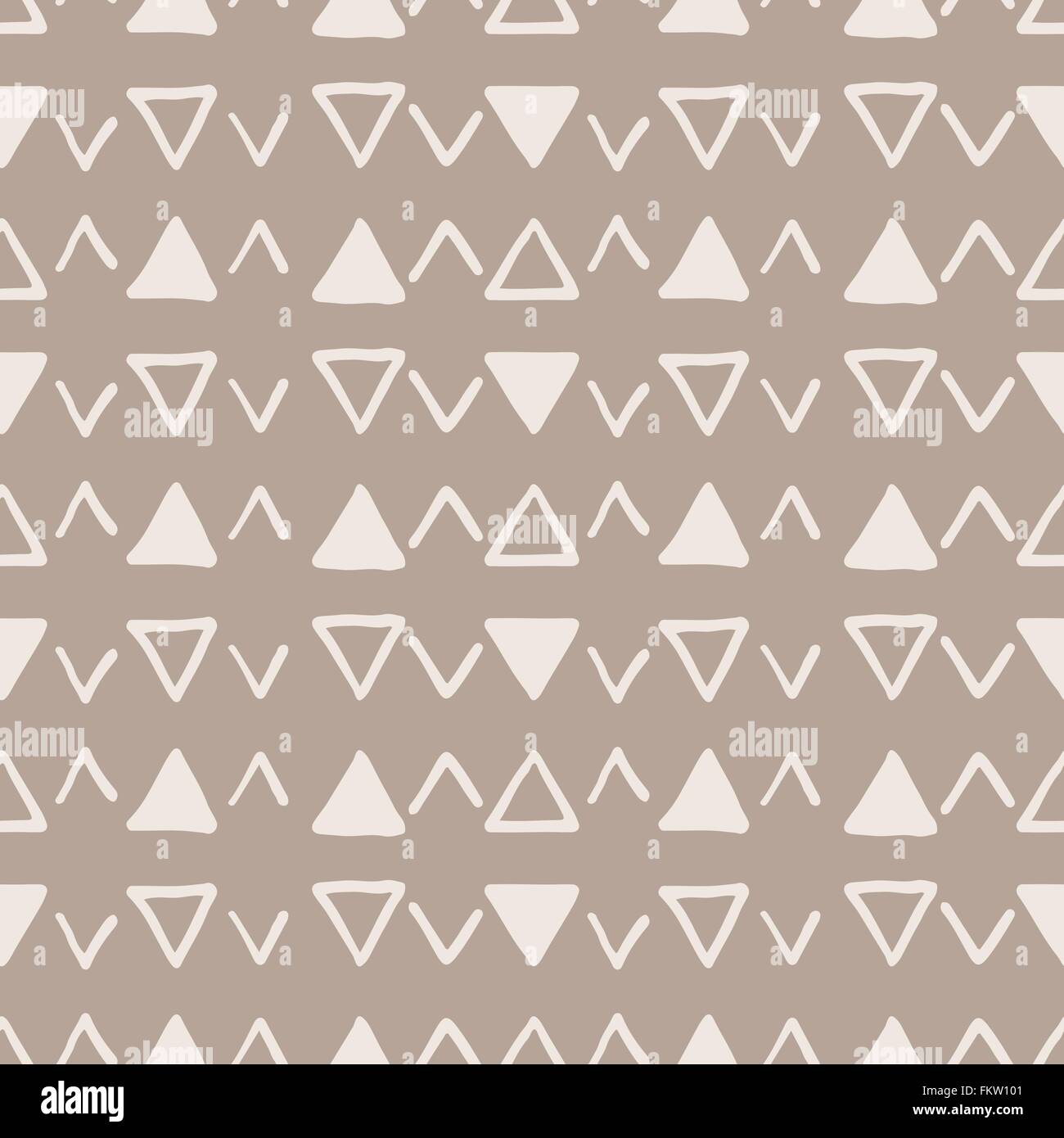 Vector seamless texture of hand-painted triangles Stock Vector Image ...
