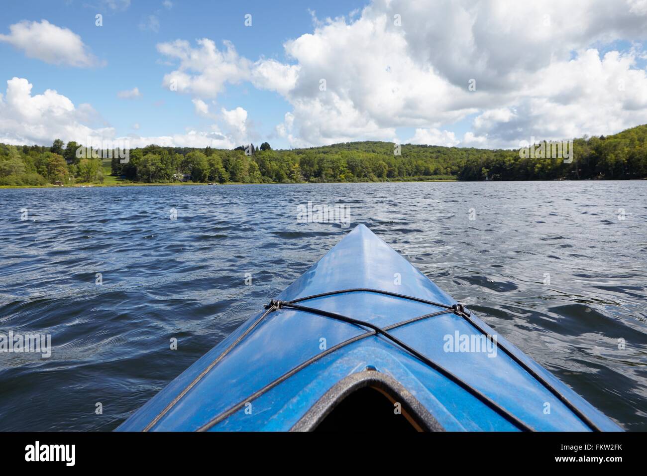 Canoe bow, New Milford, Pennsylvania, US Stock Photo Alamy