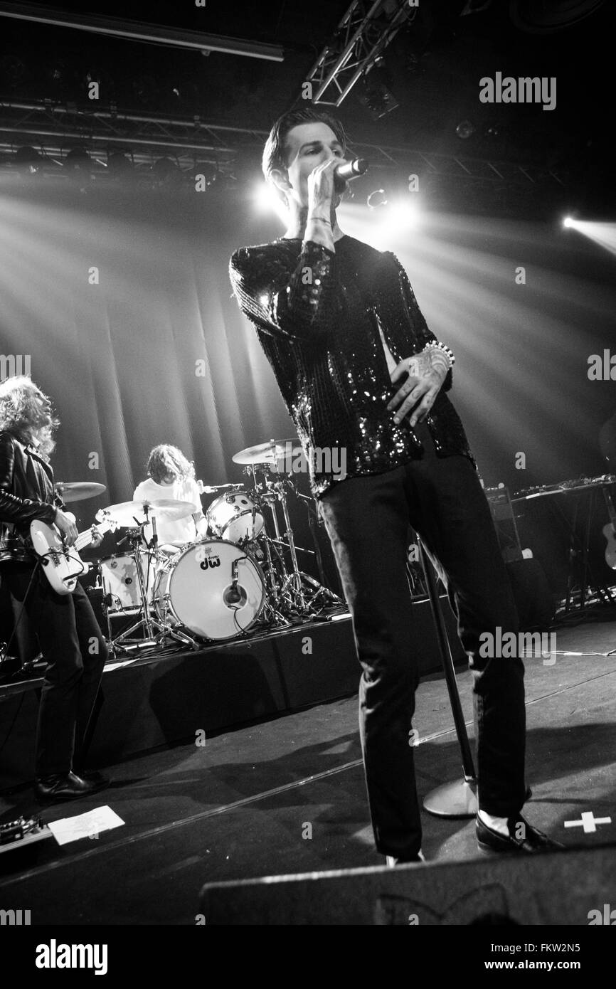 Milan Italy 09th March 16 The American Indie Rock Band The Neighbourhood Performs Live On Stage