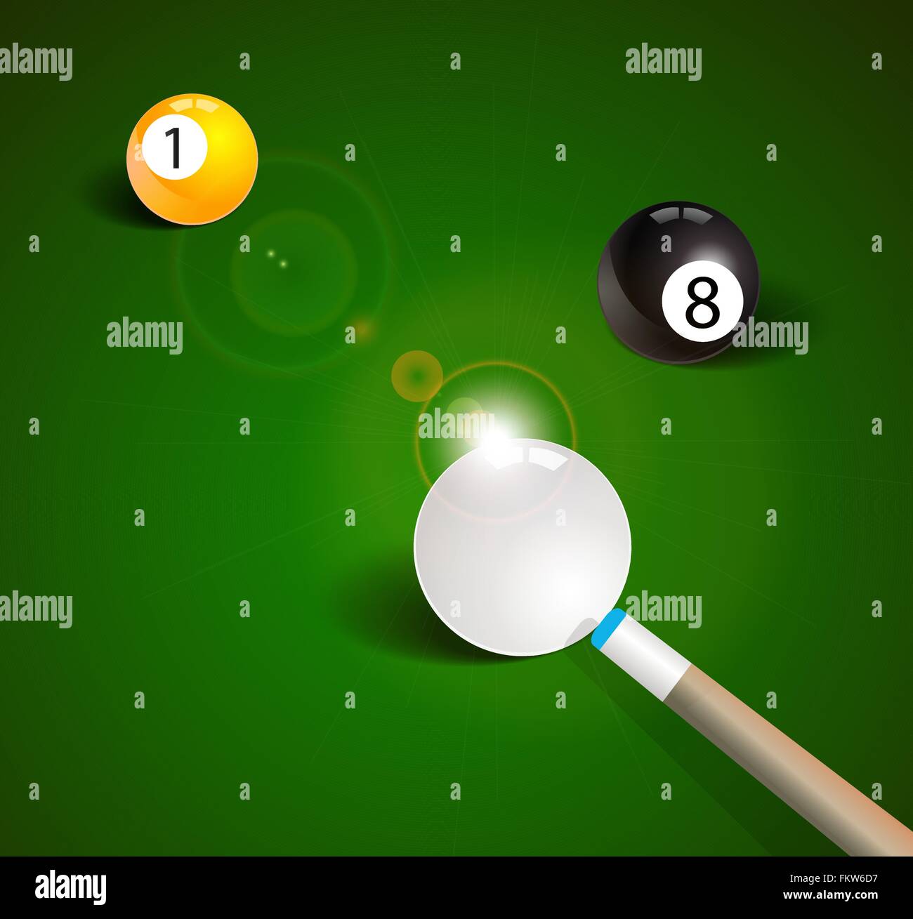 Billiards Stock Vector Images Alamy