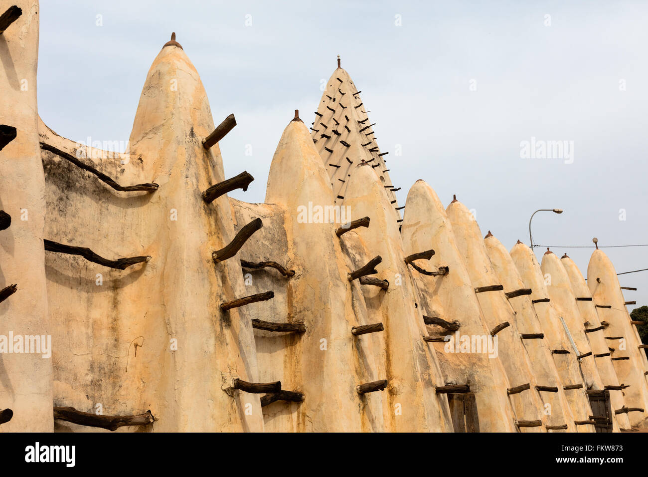 The grand Mosque in  Bobo-Dioulasso Burkina Faso Stock Photo