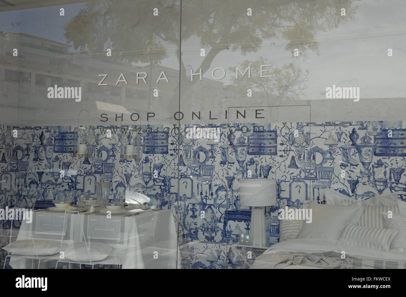 Zara Home store window in Puerto Banus,Malaga Spain Stock Photo - Alamy