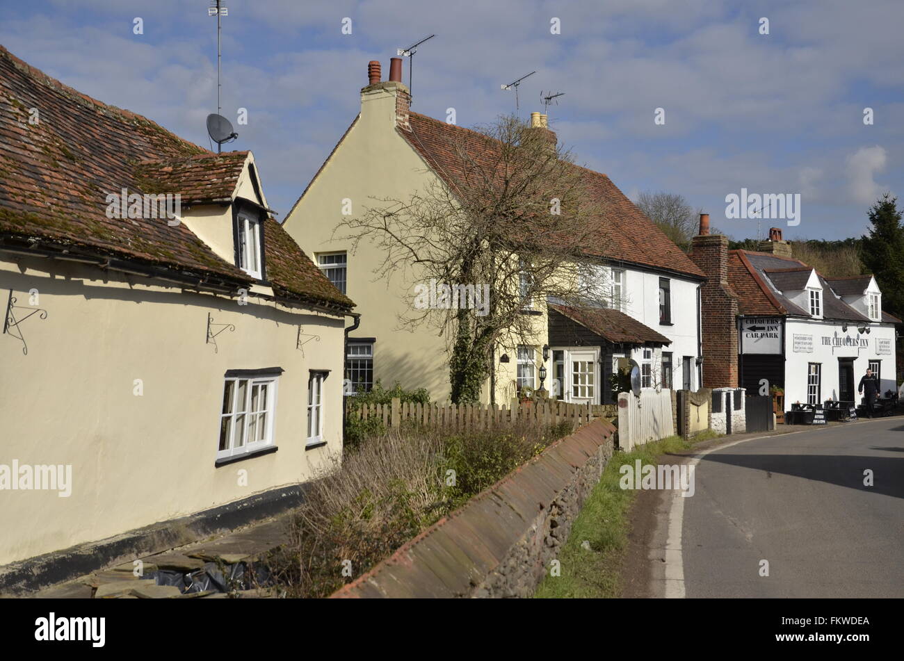 The village of Wareside, near Ware in Hertfordshire, England Stock