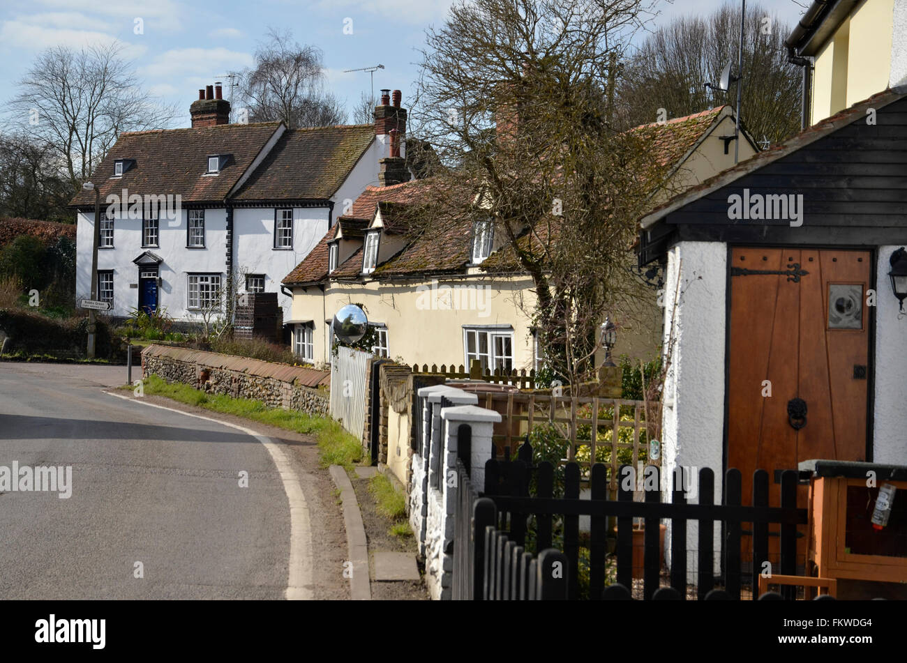 The village of Wareside, near Ware in Hertfordshire, England Stock