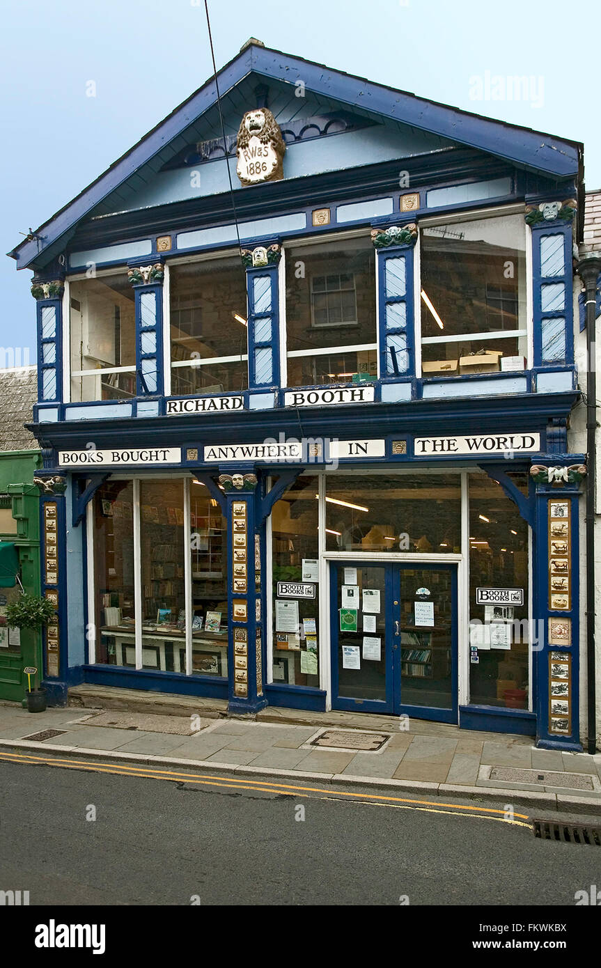One of Richard Booth's bookshops Stock Photo