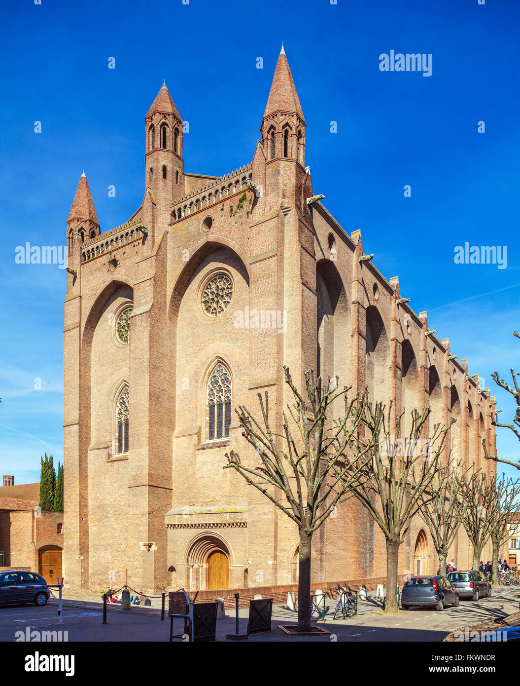 Basilica of St. Sernin (XI c.), Toulouse, France Stock Photo