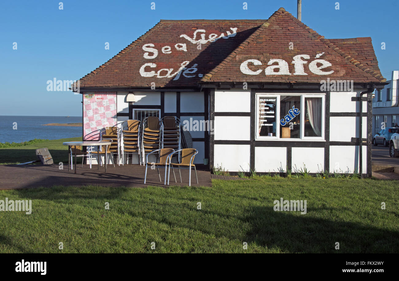 Tankerton, Kent, Sea View Cafe, Stock Photo