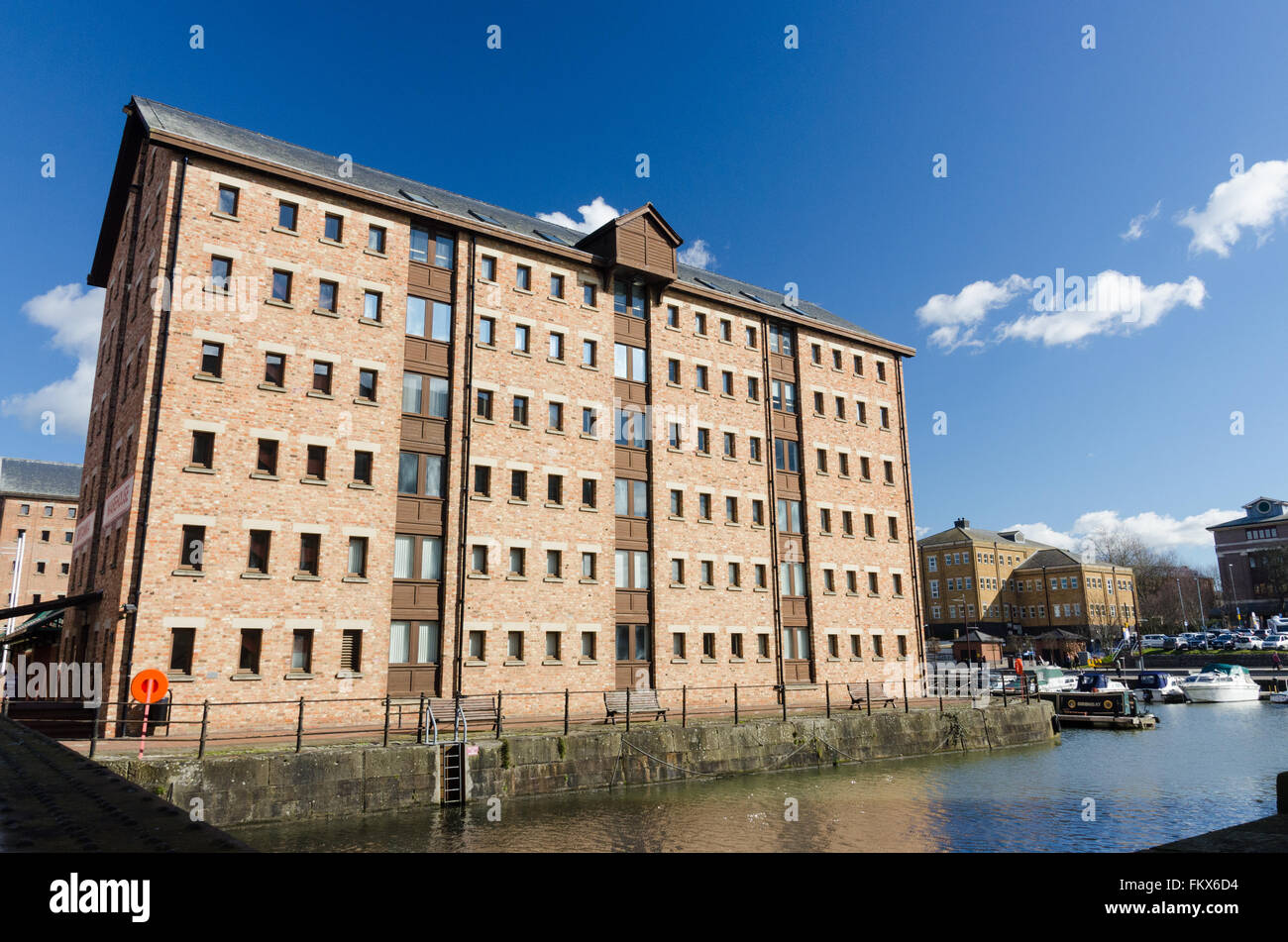 Converted warehouse at Gloucester Docks Stock Photo Alamy