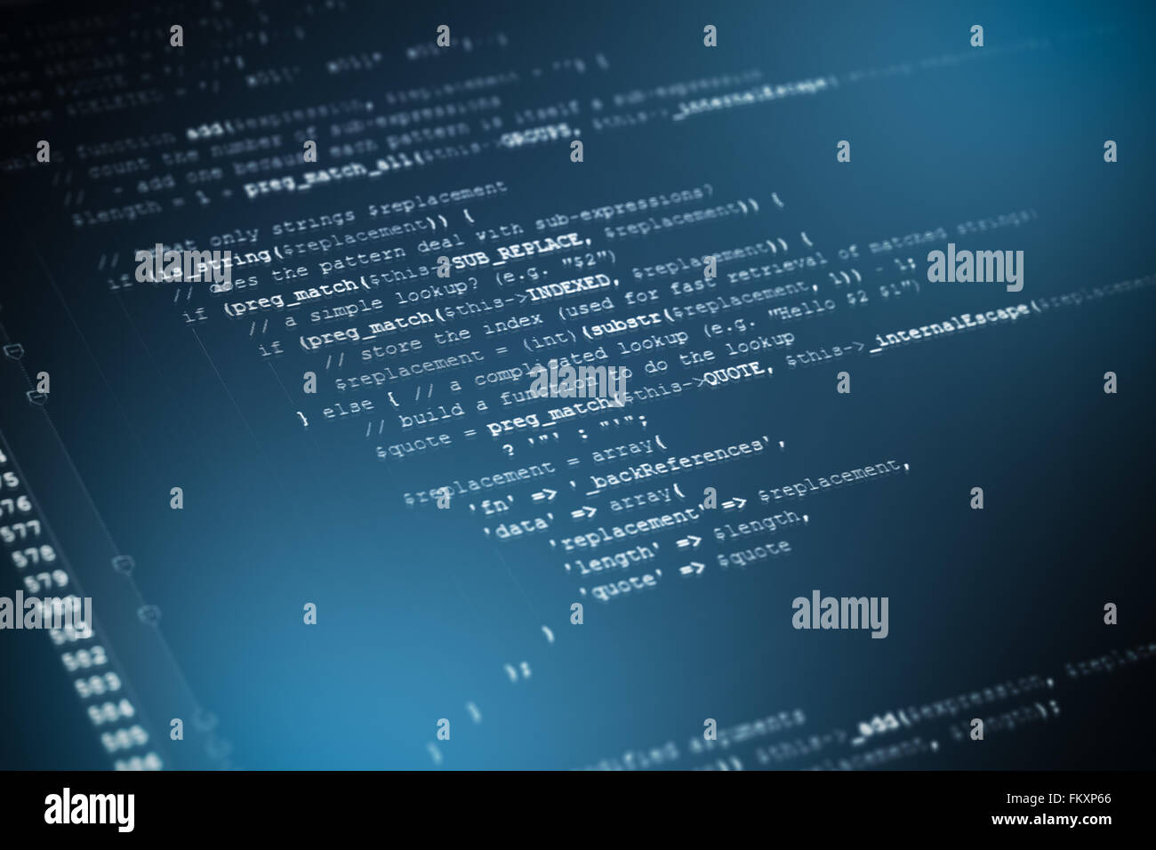 Desktop Source Code And Wallpaper By Computer Language With Coding And  Programming Stock Photo - Download Image Now - iStock