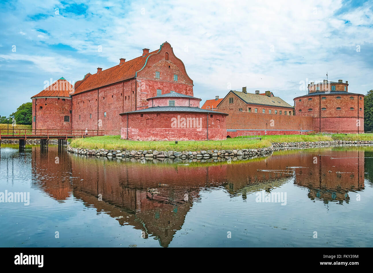 An image of the Landskrona citadel in the skane region of Sweden. Stock Photo