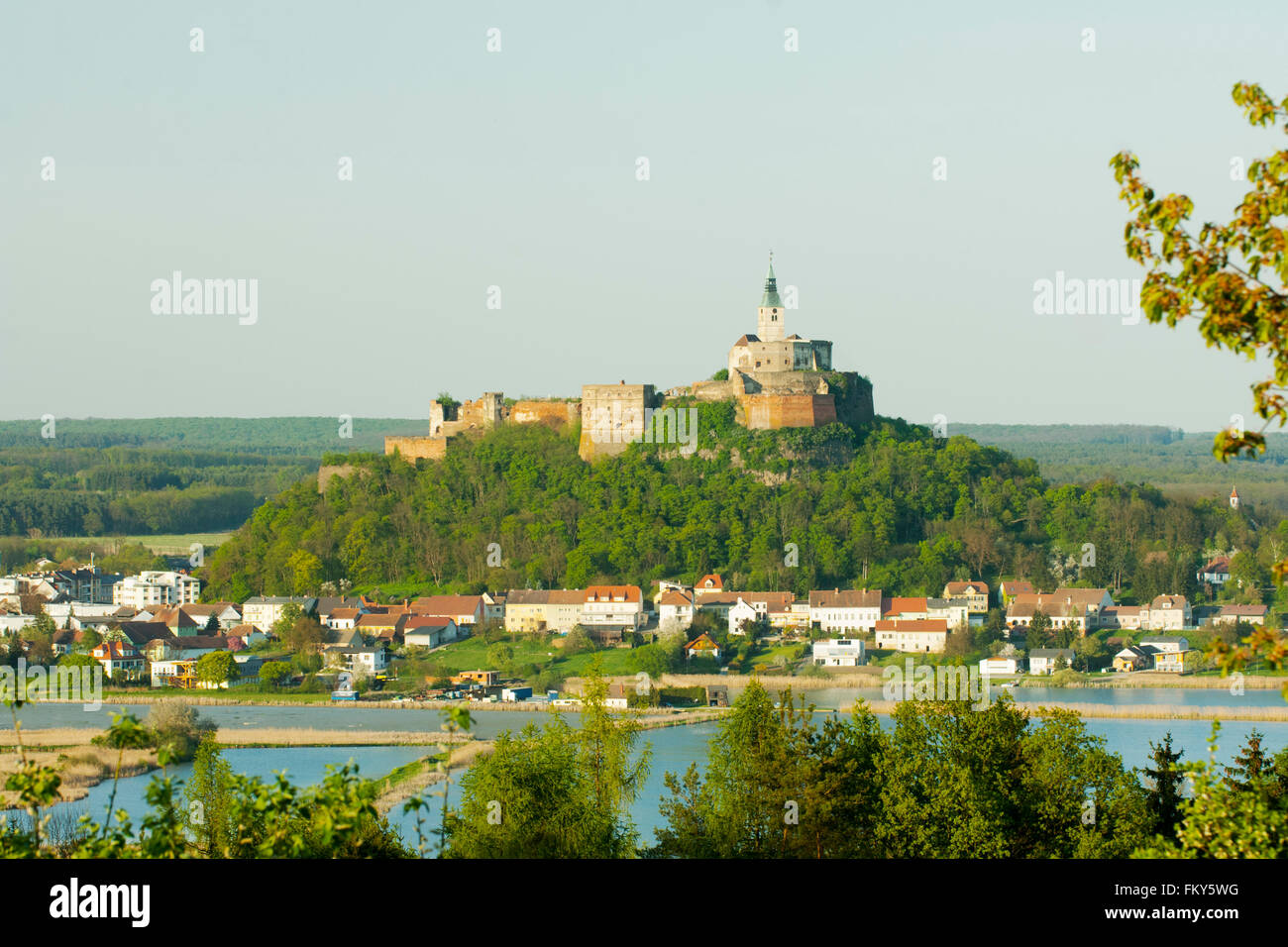 Österreich, Burgenland, Güssing, Burg Güssing Stock Photo