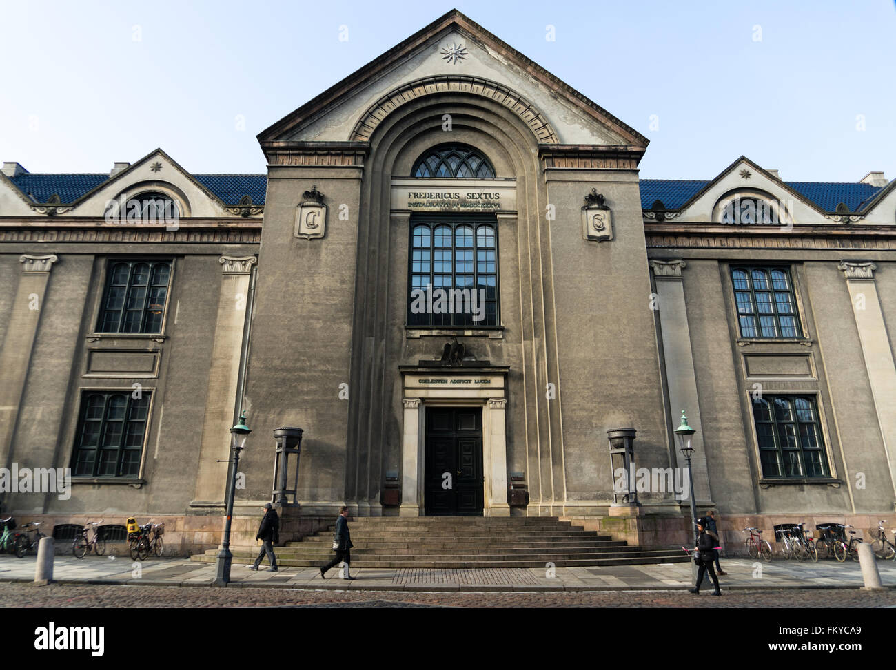 Copenhagen University main building Stock Photo Alamy