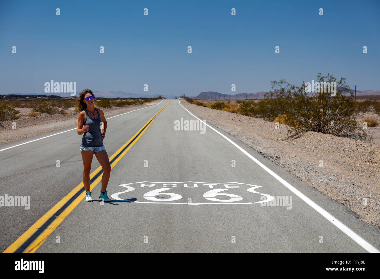 Route 66 california needles hi-res stock photography and images - Alamy