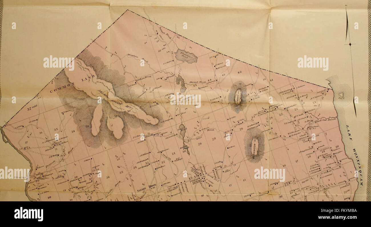 History of Sanbornton, New Hampshire (1882 Stock Photo Alamy