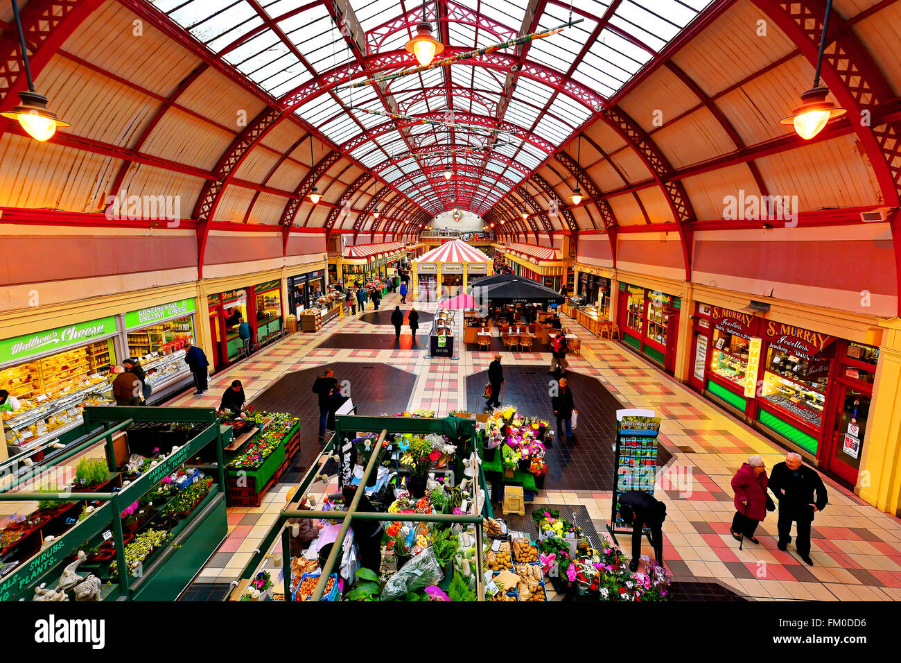 Grainger Arcade shopping market Newcastle Stock Photo