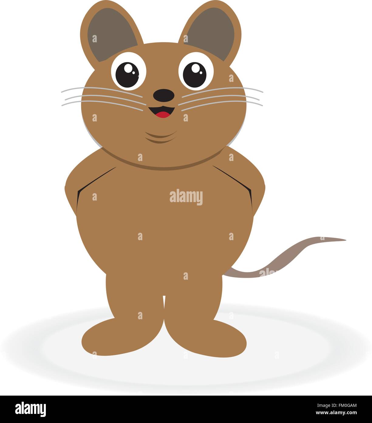 Isolated cute animal on a white background Stock Vector Image & Art - Alamy