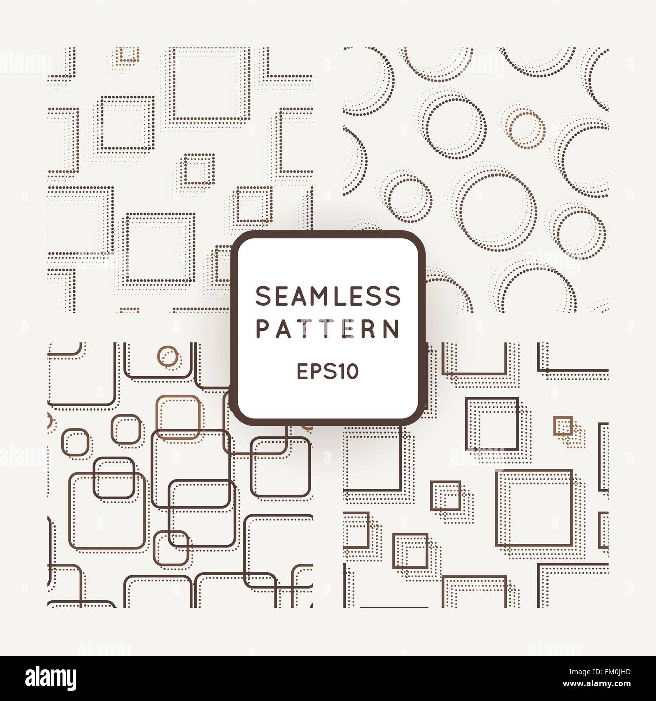 Vector set of seamless geometric patterns Stock Vector Image & Art - Alamy