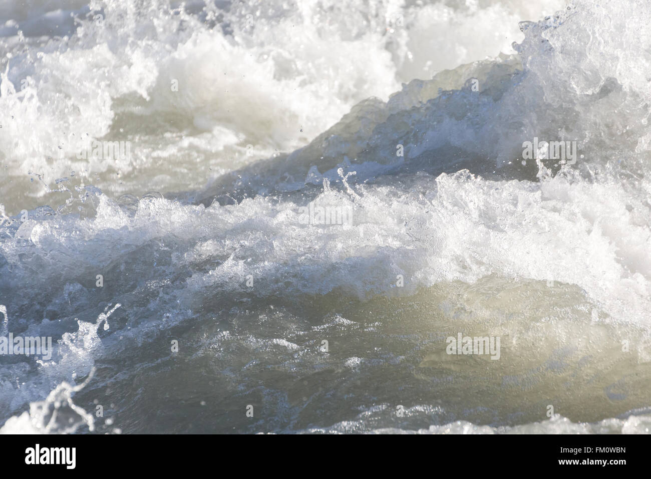 white water texture for background Stock Photo