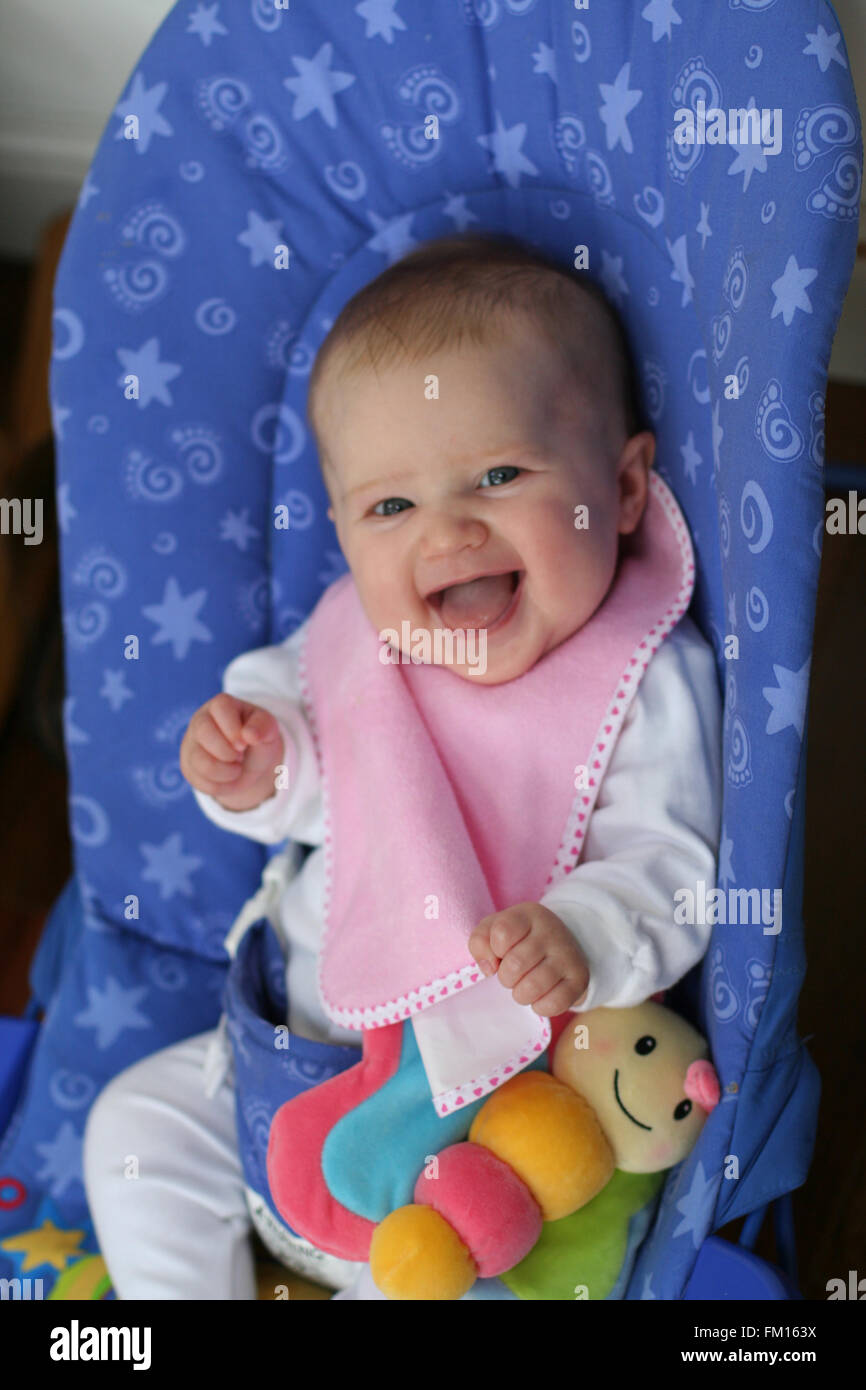 Baby laughing out loud hires stock photography and images Alamy