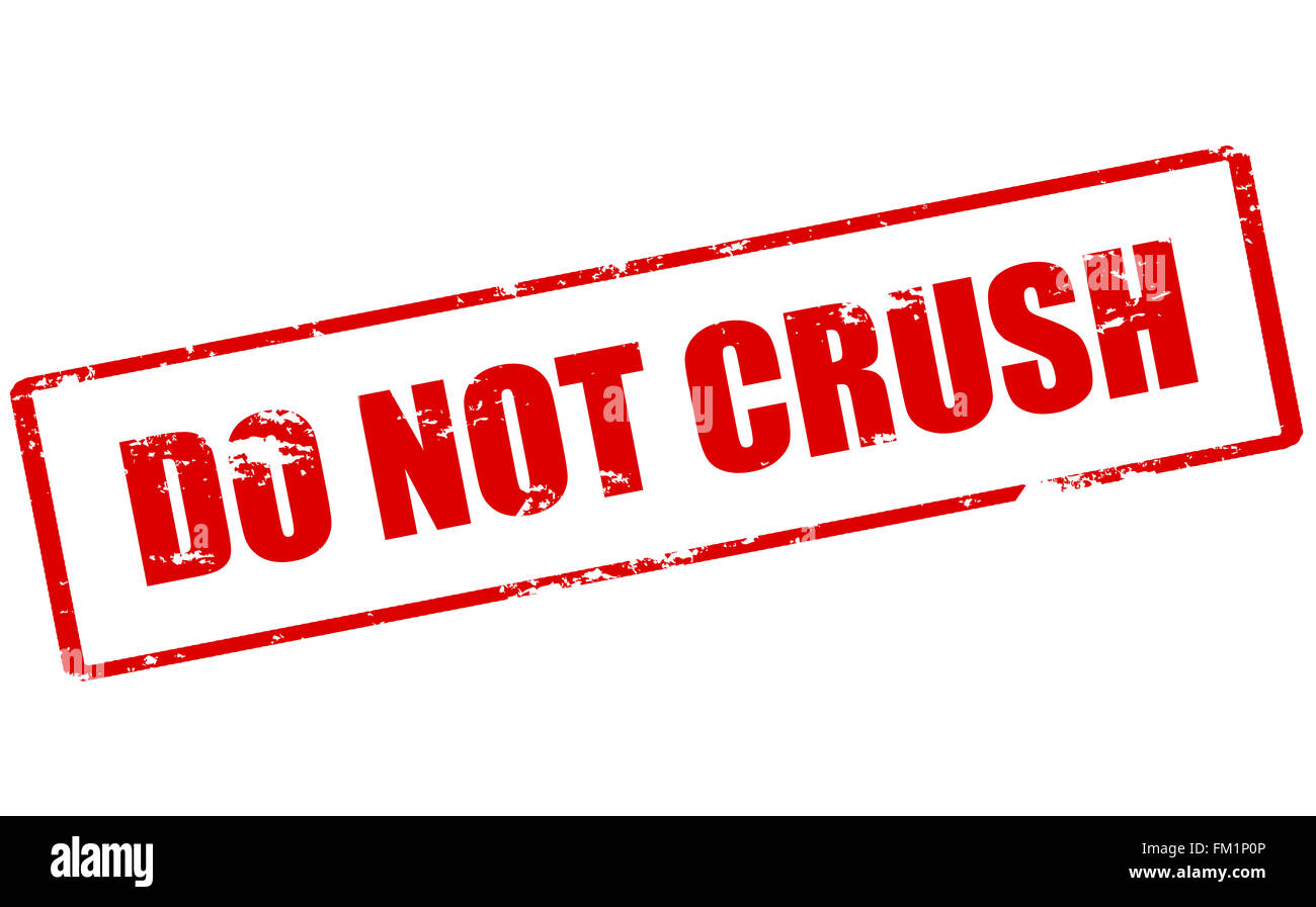 Rubber stamp with text do not crush inside, vector illustration Stock Photo Alamy