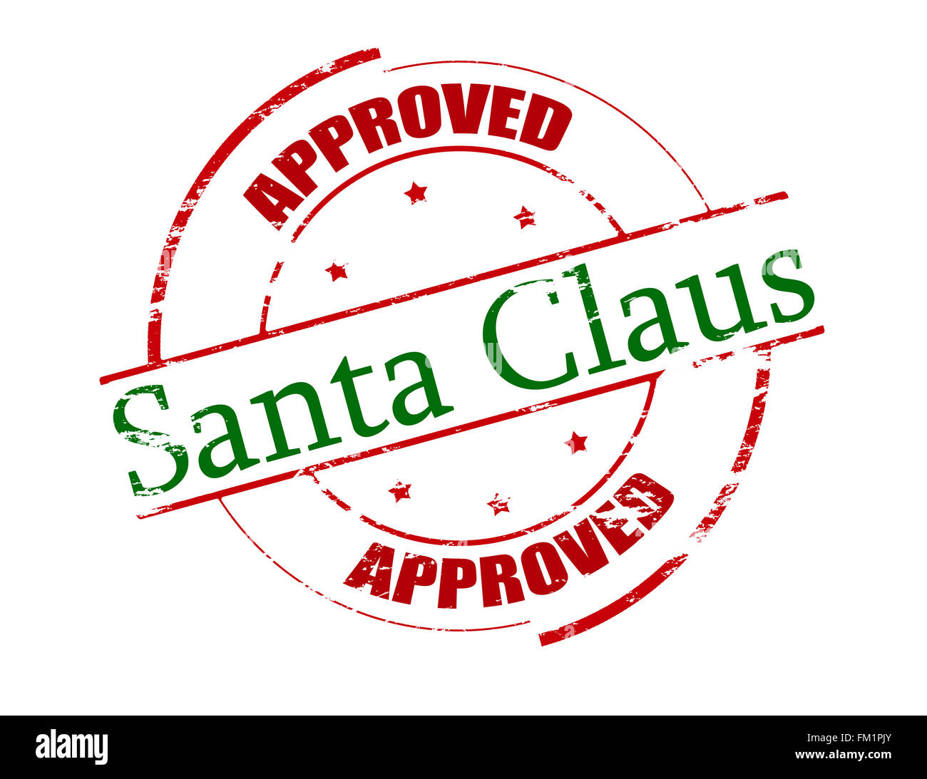 Rubber Stamp With Text Santa Claus Approved Inside Vector Illustration Stock Photo Alamy