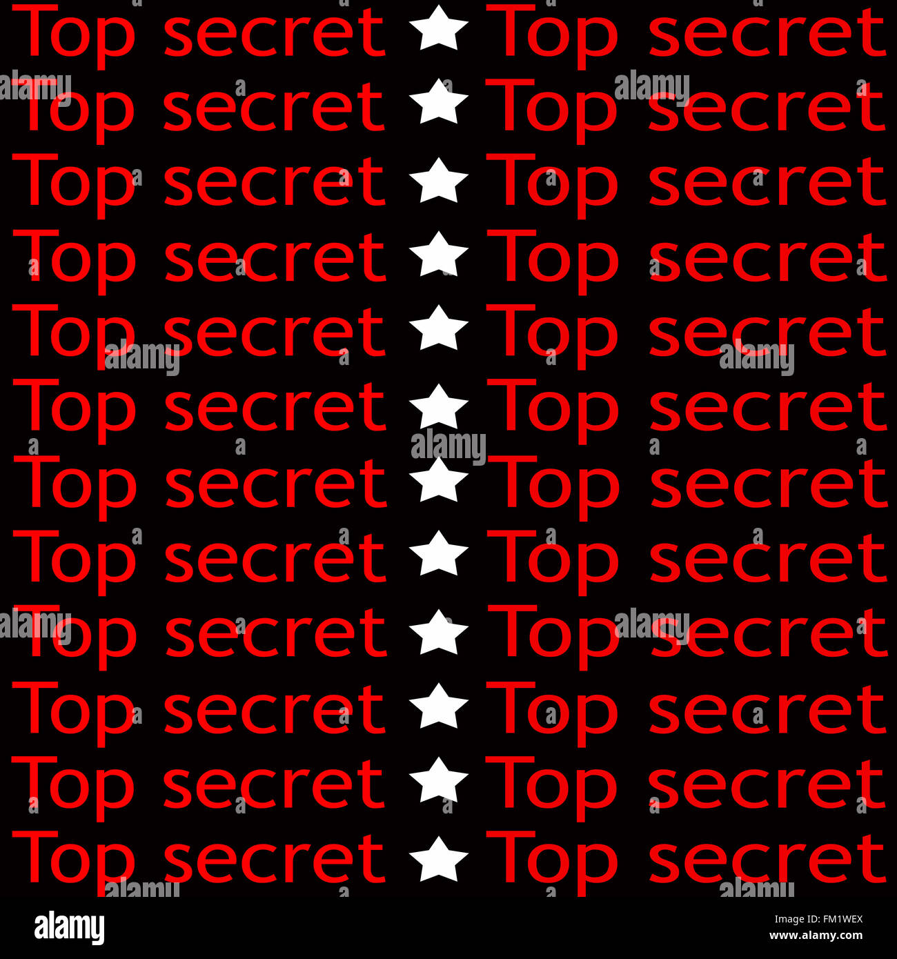 Illustration with text top secret inside, vector illustration Stock ...