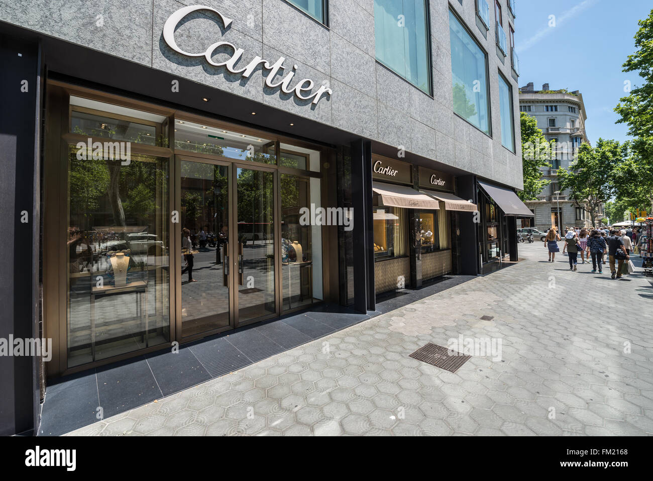 Cartier store at Passeig de Gracia 