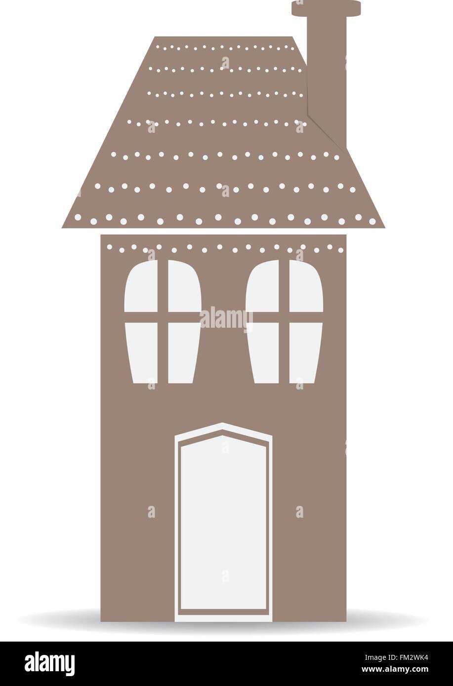 Isolated house icon on a white background Stock Vector Image & Art - Alamy