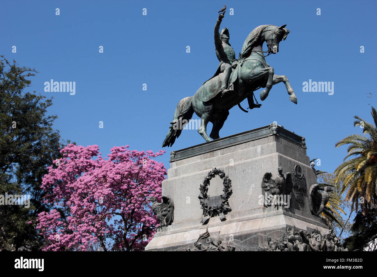 Statue in Cordoba, Argentina Stock Photo