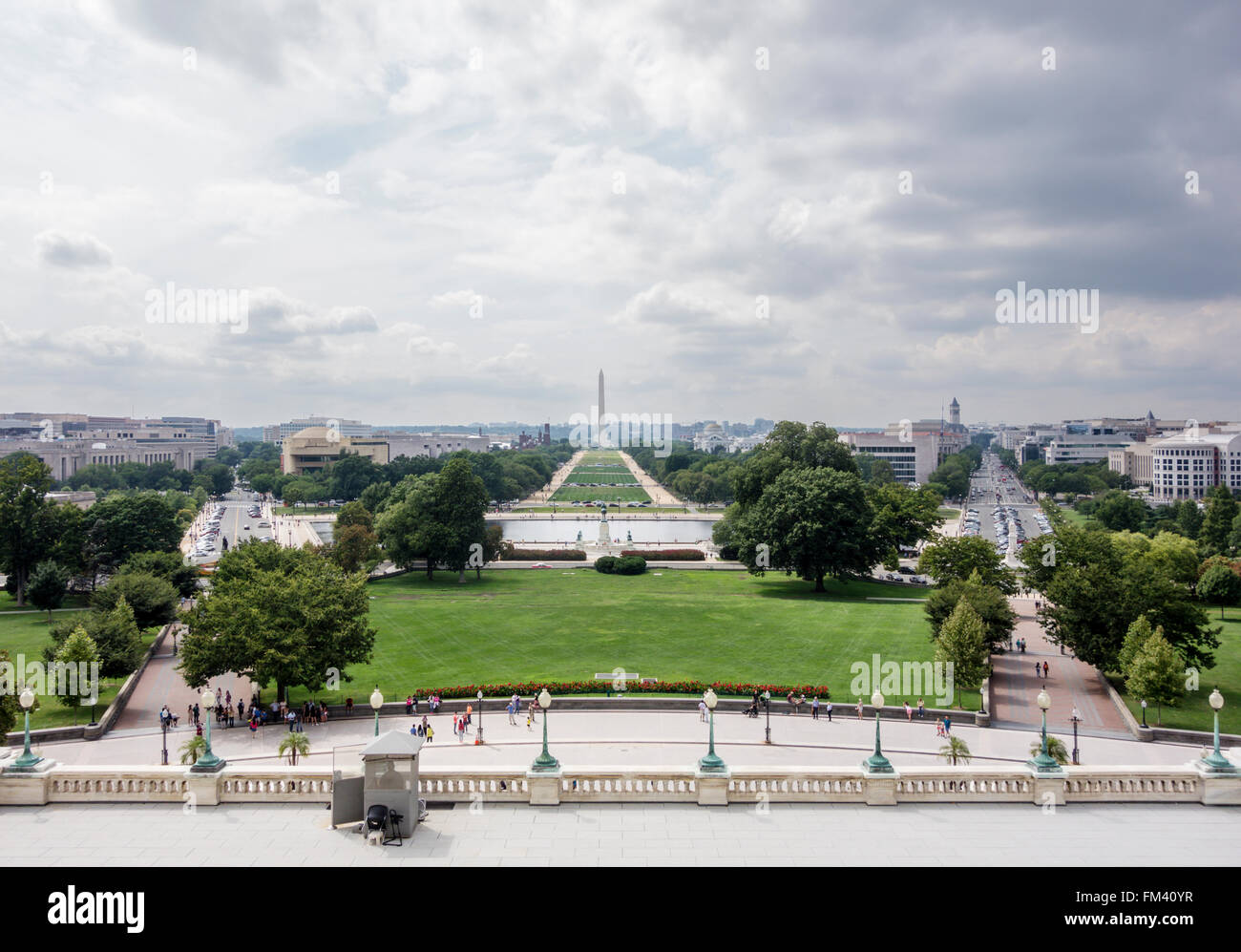 National Mall From The Speaker's Balcony Stock Photo Alamy