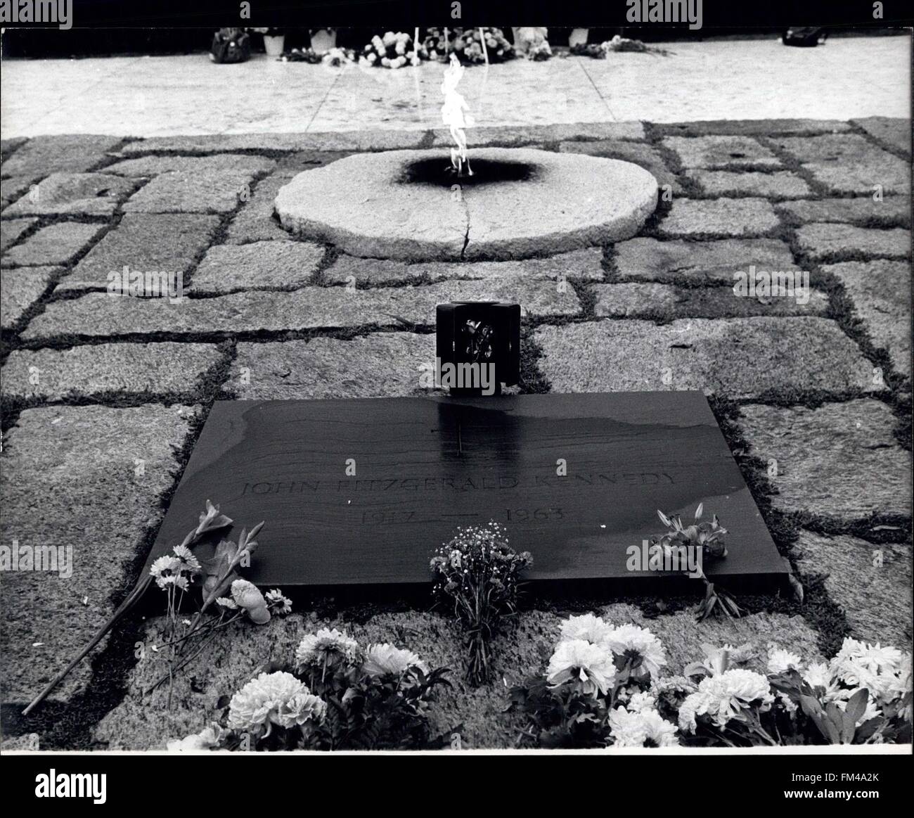 1964 - JFK memorial John Kennedy grave President Kennedy's Grave in