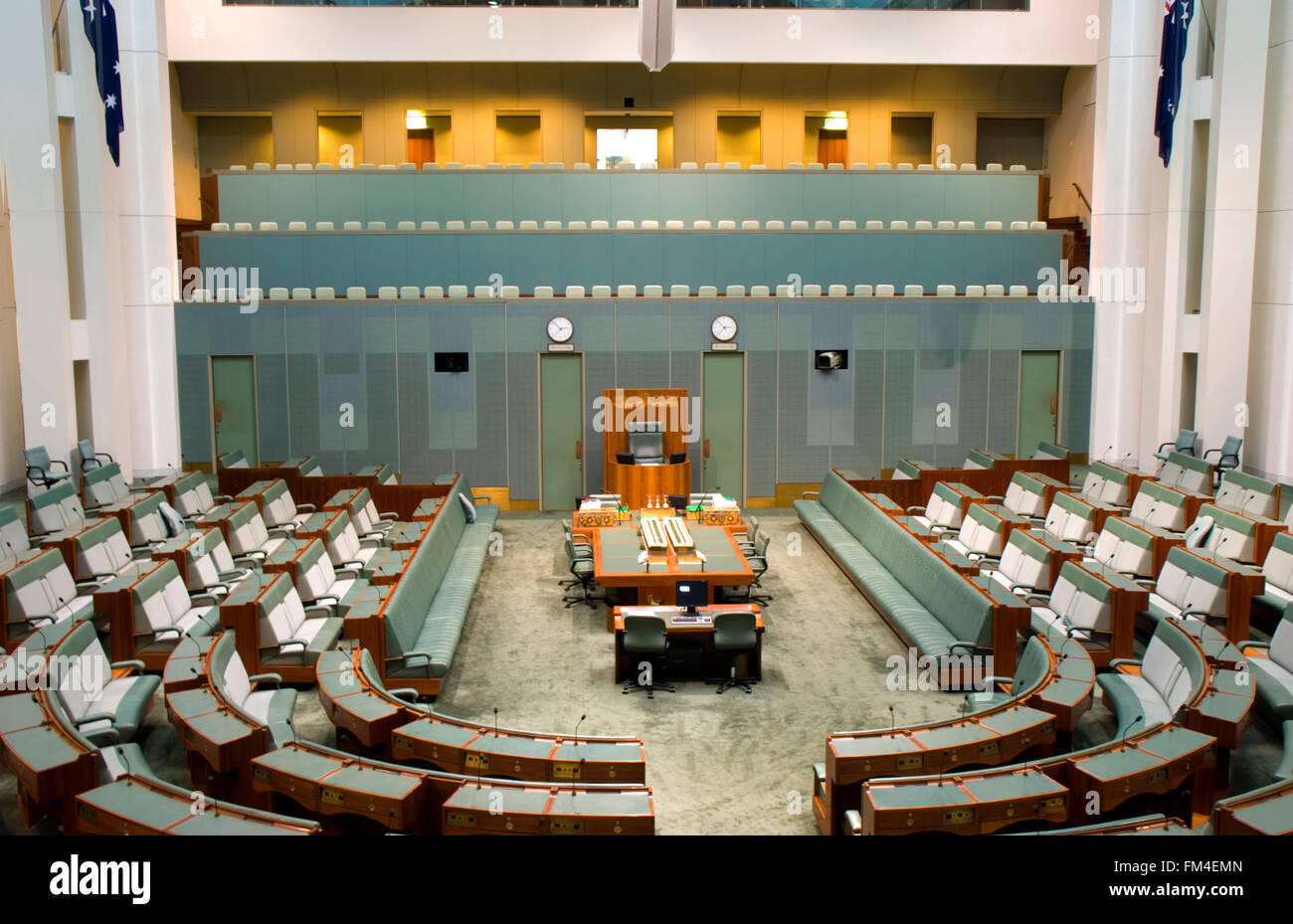 The Australian Senate at Parliament House Canberra Stock Photo Alamy