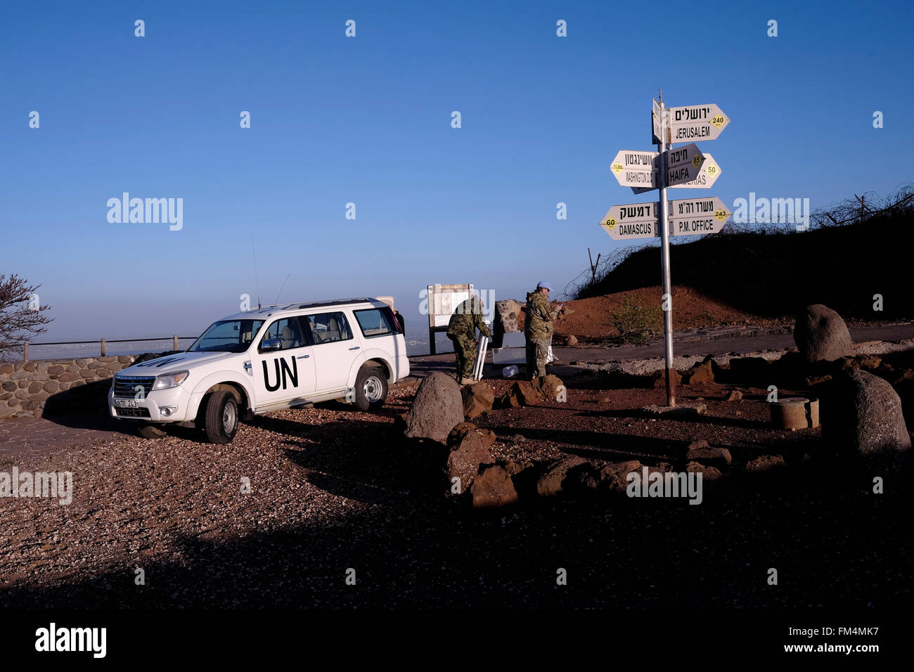 Peacekeepers of the United Nations Disengagement Observer Force UNDOF ...