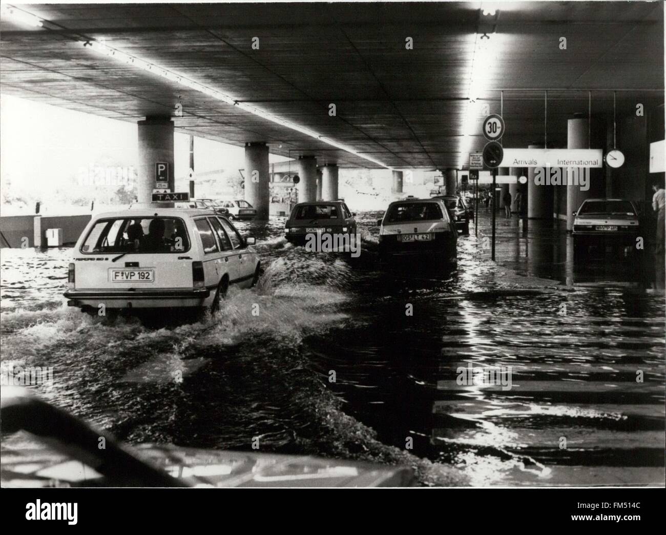 1988 Worst Rain Showers Since More Than Hundred years At Frankfurt