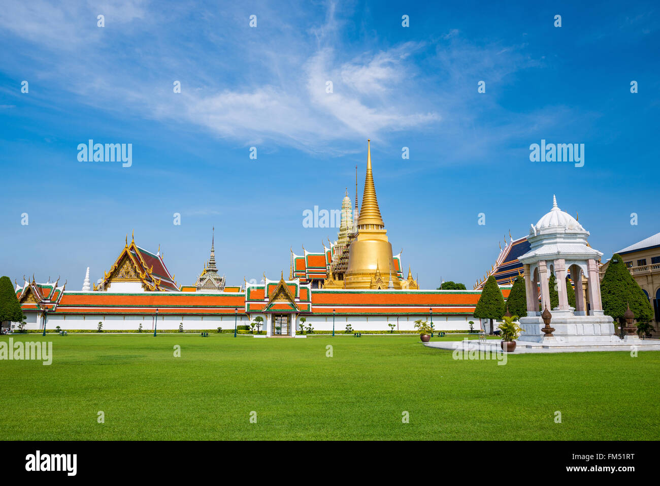 Wat Phra Kaew Temple, Bangkok, Thailand Stock Photo