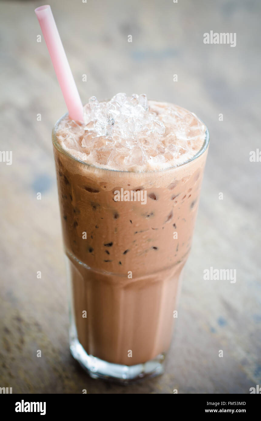 Sweet Iced Almond Milk Coffee in a To Go Cup Stock Photo - Alamy