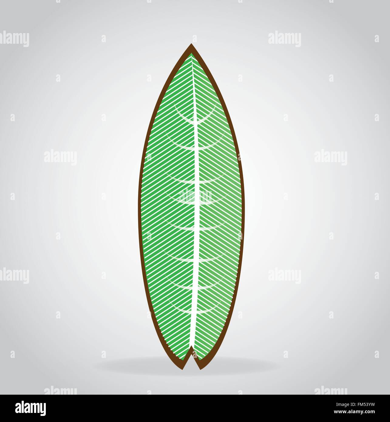 Isolated surfboard with a texture on a grey background Stock Vector ...