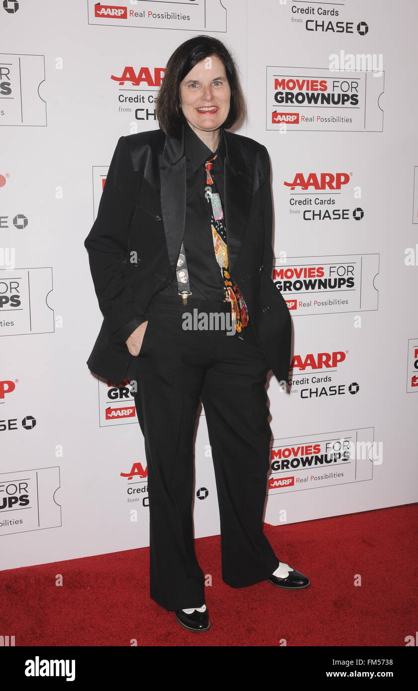 AARPs Movie for GrowUps Awards  Featuring: Paula Poundstone Where: Los Angeles, California, United States When: 08 Feb 2016 Stock Photo