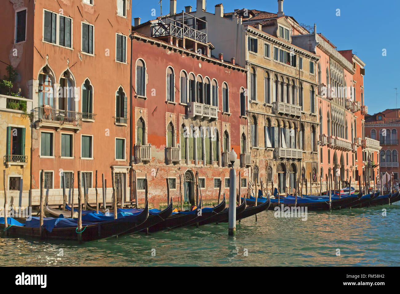 Grand Canal in evening light (Venice, Venice, Italy Stock Photo - Alamy