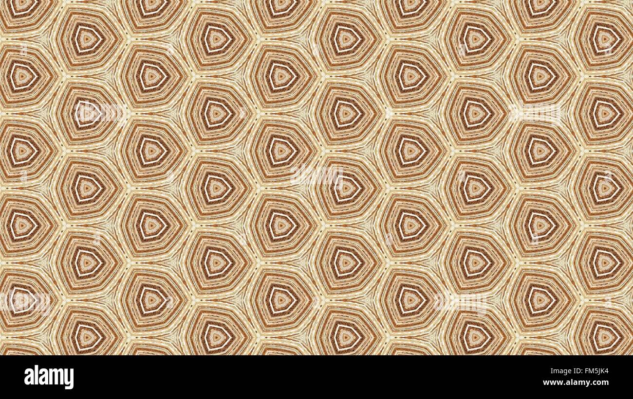 Watercolor painting abstract brown fabric pattern Stock Photo